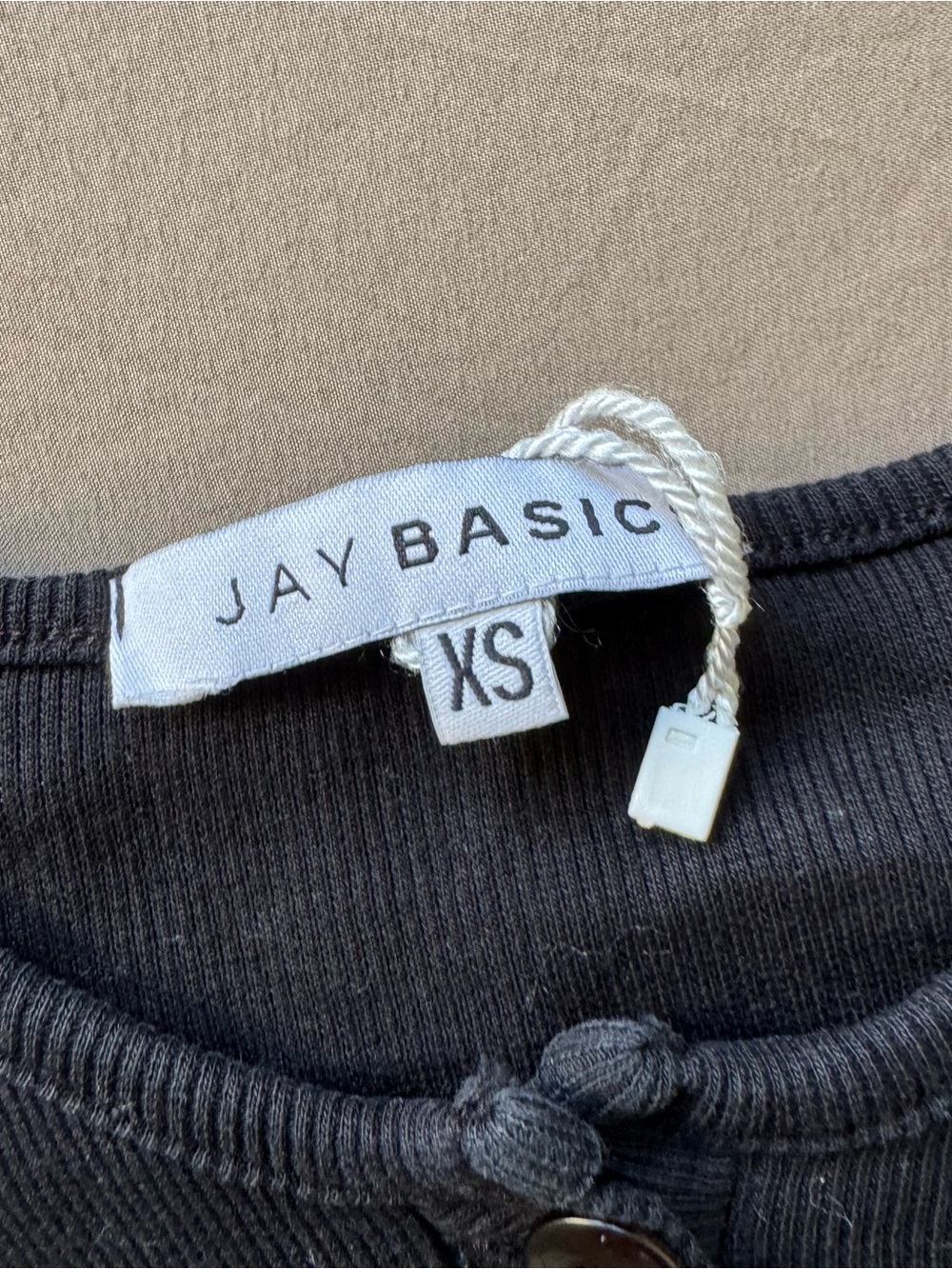 Jay Basic Ribbed Cardigan Top - Picture 5 of 6
